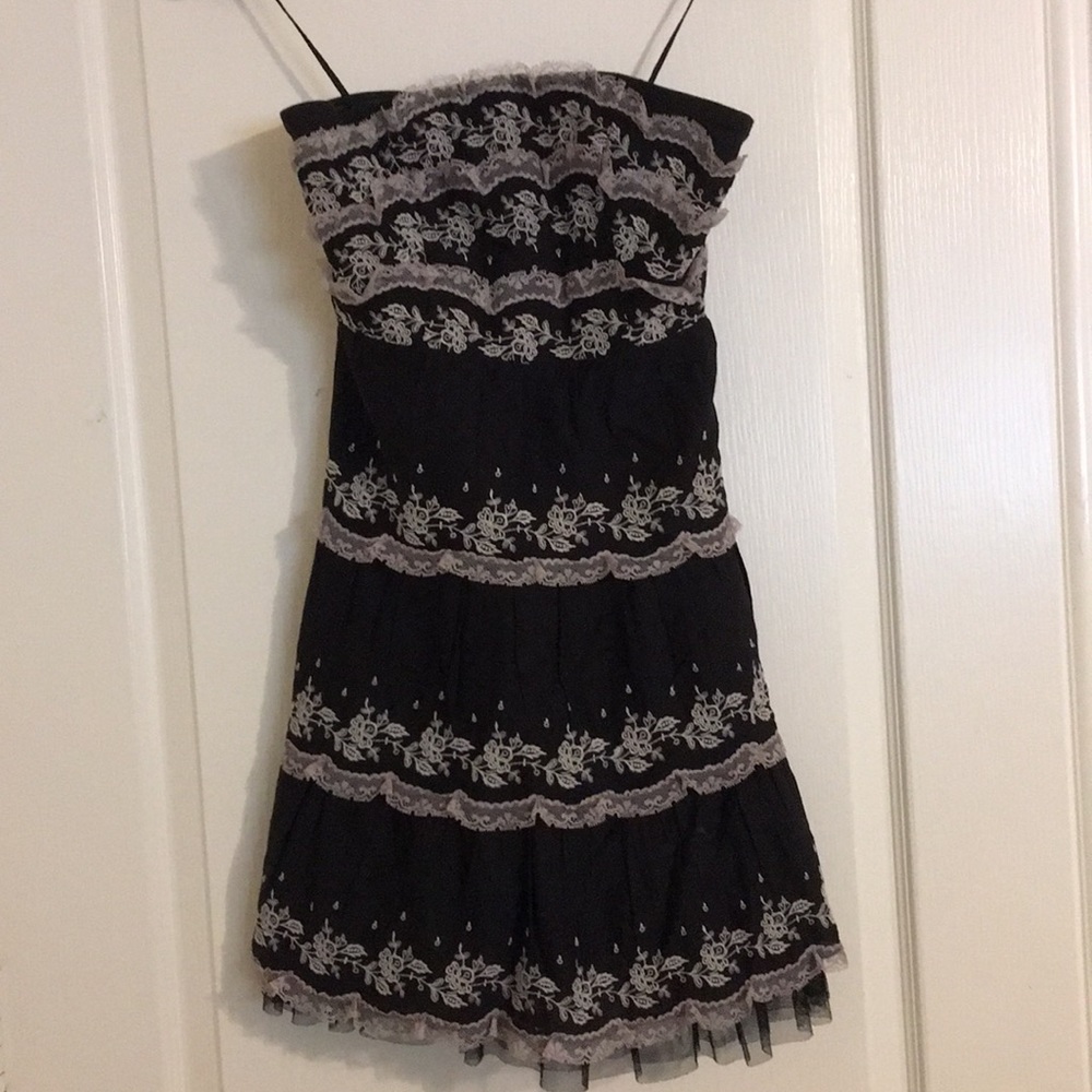 Free People Strapless Lace Dress